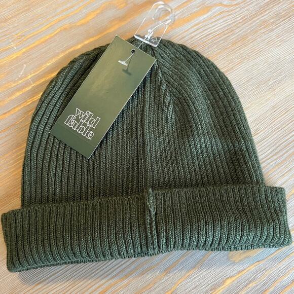 Wild Fable Women's Green Ribbed Winter Hat - NWT - Picture 5 of 6